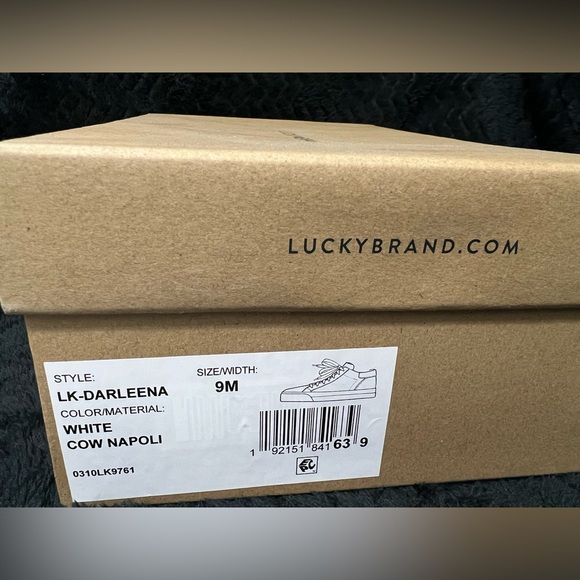 ✨ Brand New Lucky Brand Women's White Sneakers Size 9M - With Box - Picture 11 of 12